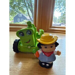 Fisher-Price Little People Helpful Harvester Tractor & Farmer